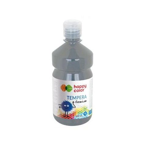 Farba Tempera Happy Color Premium 500ml, Szara